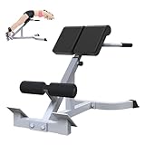 Multifunktion römischer Stuhl Rücken Verlängerung Maschine Höhenverstellbare Hyperextension Bank Bauch Übung Bein Stärke Trainer für Home Gym Max Kapazität 330 Pfund