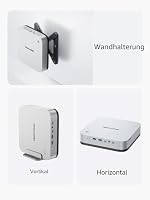 MINIS FORUM AI X1 Pro Mini PC, AMD Ryzen AI 9 HX370 (12 Kerne/24 Threads, bis zu 5,1 GHz) und AMD Radeon 890M, 32 GB DDR5, 1 TB PCIe 4.0 SSD,4K Quad Display, Dual LAN 2.5/WiFi 7/BT 5.4/Oculink – Ansicht 5
