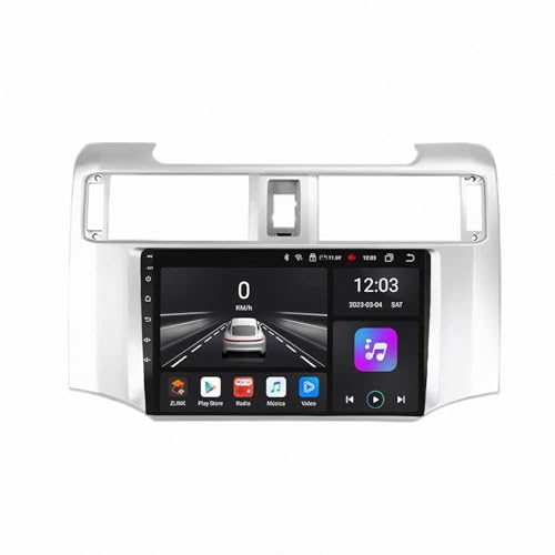 GPS Voiture Toyota 4Runner pour voyager en famille avec Carplay sans fil et carte du monde
