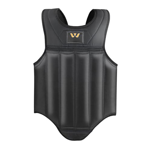 TOMVAES Chest Guard Protection Pad Adjustable Rib Shield Armour Protector, Solid Body Protector for Boxing, Karate,MMA,Taekwondo, Muay Thai for Adults
