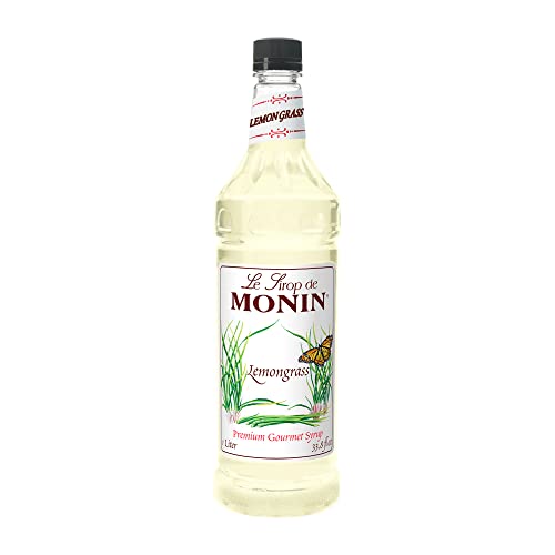 Monin Flavored Syrup, Lemon Grass, 33.8-Ounce Plastic Bottle (1 Liter) #TOP21