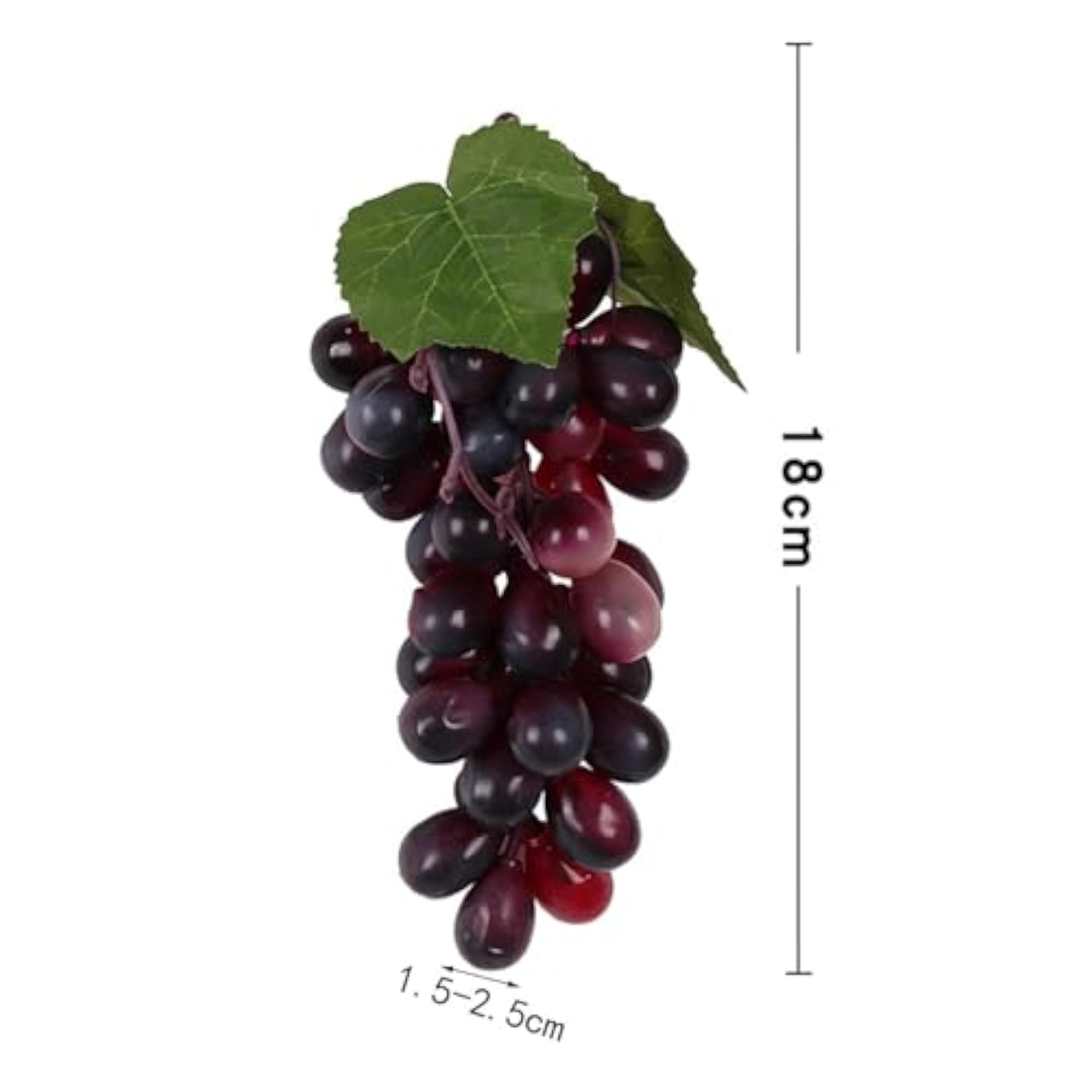 Artificial Grape Figurine Educational Prop Tool Decor
