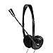 Produktbild LogiLink HS0002 - Stereo Headset Kopfhörer Easy mit Mikrofon, Schwarz