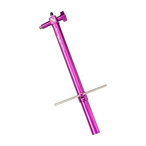Fancyes Bike Derailleur Hanger Alignment Gauge, Adjusting Tool, Bike Calibration Tool, Alignment Tool for Bike Building, Pink