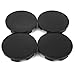 Produktbild RhinoTuning 4 Stück Radnabenkappen für Honda Nabendeckel OD 70 mm ID 64 mm, Schwarz Radnabenabdeckung Geeignet für Element Odyssey C Rad, 44732-SW5A-J000 Felgendeckel