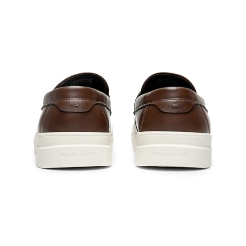 Bruno Marc Men's Loafers & Slip-Ons Shoes | Comfortable Lightweight Men's Casual Dress Shoes | Classic Penny Loafers,Size 13,Dark Brown-1,SBLS2406M-