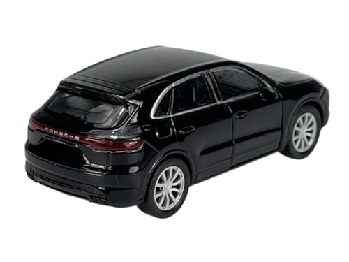 Welly Modell Auto Kompatibel mit Porsche Cayenne III PO536 Schwarz 3. Generation Ab 2017 1/34-1/39 Metal Modell Auto Die Cast Neu im Kasten 43773