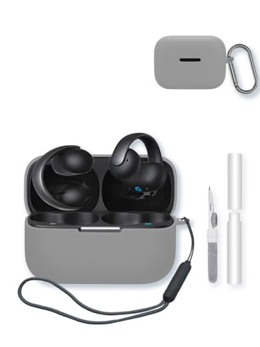 Anker Soundcore AeroClip �I�[�v���C���[�N���b�v�I���C���z���p�P�[�X�A�\�t�g�v���e�N�V�����ABOVUGAC�V���R���P�[�X�J�o�[ �L�[�`�F�[��&�N���[�j���O�L�b�g&�X�g���b�v�t�� Anker Soundcore AeroClip�C���z