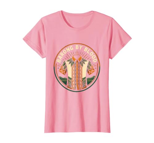 Barong By Blood Nature-Inspired Folk Art T-Shirt, Women, Pink, 3X-Large