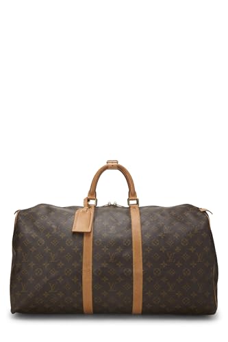 Louis Vuitton, Pre-Loved Monogram Canvas Keepall 55, Brown