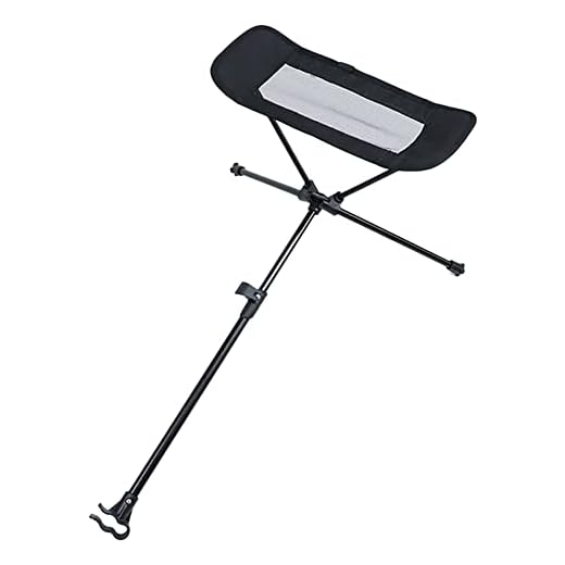 Jaquiain Collapsible Footstool for Outdoor Camping BBQ Beach Chair Folding Footrest Fishing Chair Foot Recliner Foot Rest