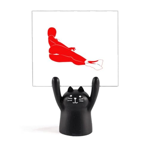 Support de mémo chat noir pour ne plus oublier vos notes