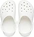 Crocs Kids Classic Clog (Little Kid/Big Kid) - Clogs for Kids - Synthetic Lining - Circulation Nubs White 5 Big Kid M