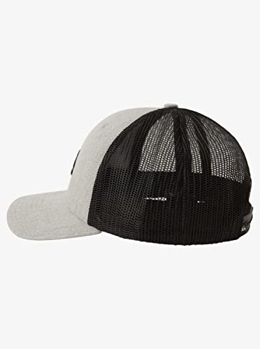 Quiksilver Men's Grounder Trucker Hat, Heather Grey, 1Sz #TOP3
