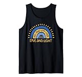 Vintage Hanukkah Love and Light Rainbow