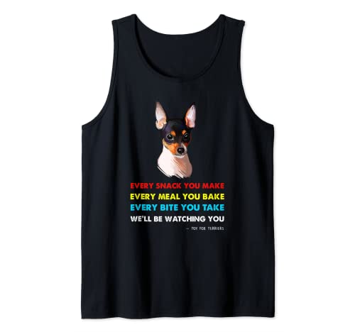 Camiseta de perro Fox Terrier Toy | Toy Fox Terrier Camiseta sin Mangas