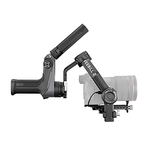 Zhiyun WEEBILL 2 Stabilizer, Standard Package Gimbal WB2 for DSLR & Mirrorless Camera Sony A7R3 A7M3 Canon 5D4 EOS R Nikon Z6 Z7 D850 Panasonic GH5 BMPCC 4K Fujifilm Sigma, 3-Axis-Zhiyun-Weebill-2