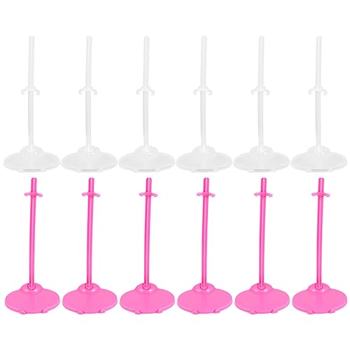 STOBOK 24 Pçs Porta-Bonecas Mini Figuras De Ação Suporte De Exibição De Boneca Suporte De Pulso Supo