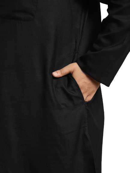 Image of SOJANYA (Since 1958, Men's Silk Blend Grey Kurta Pyjama & Silk Blend Jacket Combo