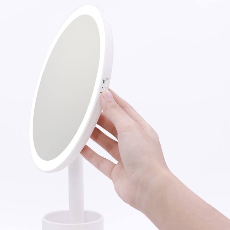 Portable LED Vanity with Lighting Brightness Dimmable Round for Home image 5