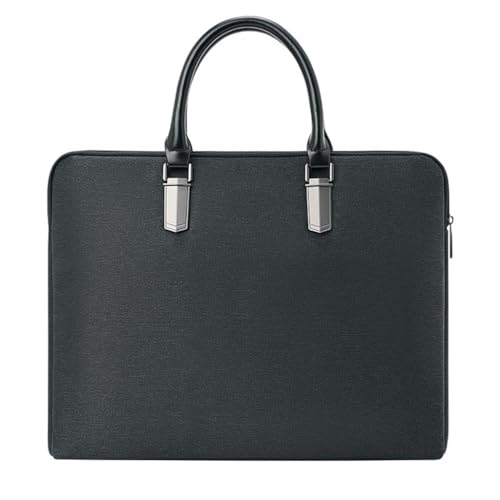 Business Briefcase Conference Information Bag for Men's Business Large Capacity Waterproof Information Bag