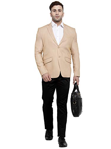 Image of WINTAGE Men's Polyester Cotton Festive and Casual Blazer Coat Jacket