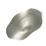 RWAJZAX Bandeja de servir de cristal con patrón ondulado para aperitivos, frutas, bandeja de almacenamiento, apta para lavavajillas, plato de aperitivo, decoración del hogar, plato de ensalada de