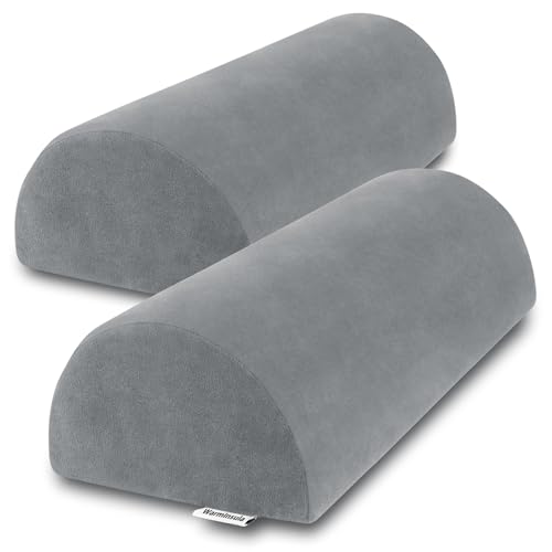 WarmInsula Half Moon Memory Foam Leg Pillows, 2 Pack