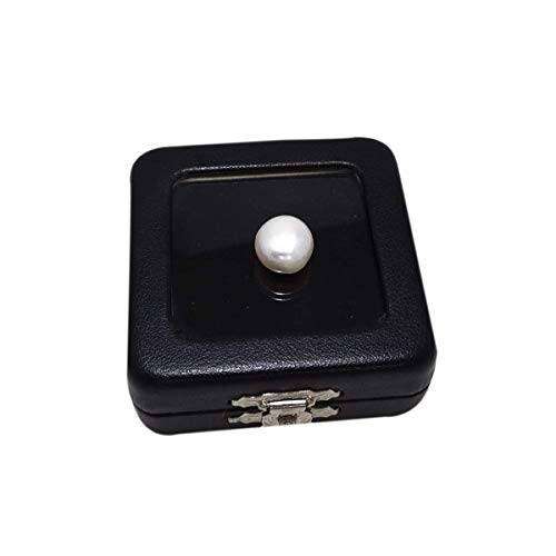 Perle blanche d'exception de 9,25 carats sertie sur argent massif