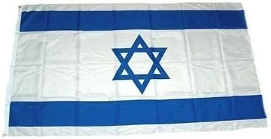 Bandiera Di Israele, Icona Rotonda Con Ombra Illustrazione Vettoriale