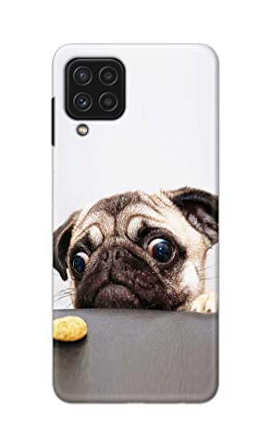 Image of PRINTFIDAA� Printed Hard Back Cover Case for Samsung Galaxy A22 4G Back Cover (Pug Dog) -2808