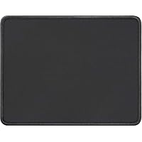 Mauspad mit genähtem Rand, Gaming Mousepad, Computer-Mausmatte für Gaming, Zuhause und Büro, Schwarz