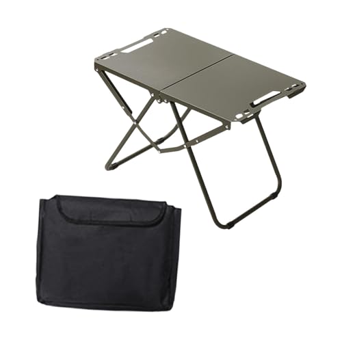 FytStycale Folding Camping Table Foldable Table, Multipurpose Portable Folding Table Outdoor Table for Camping, Patio Barbecue Outdoor, Green