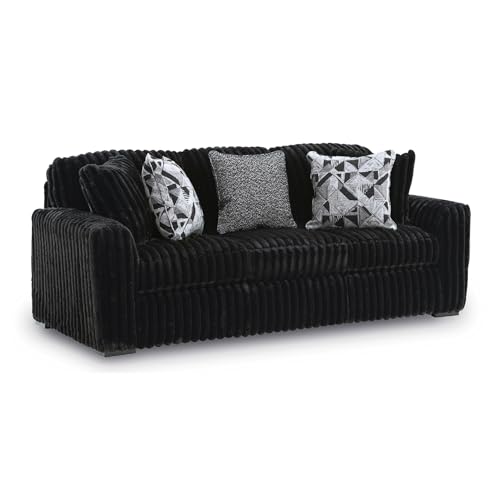 Signature Design Ashley Midnight-Madness Black Sofa
