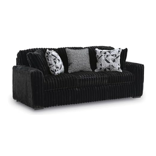 Anti-Sage Modern Black Sofa by Ashley