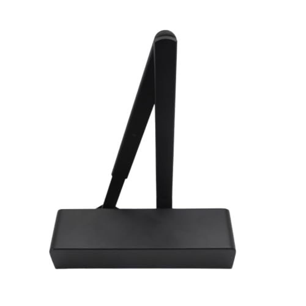 Ironmongery Solutions® Size 2–4 Adjustable Door Closer – Heavy Duty Hydraulic Door Control for Fire Rated and Commercial Doors – Smooth Soft Close Action – Fixing Included (PVD Black)