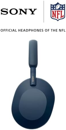 Sony WH-1000XM5 Premium Noise Cancelling Wireless Headphones, Midnight Blue — view 7