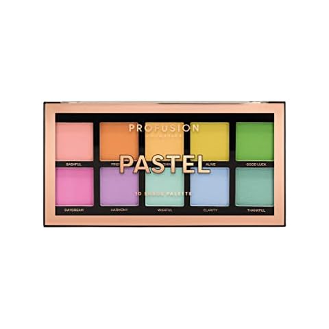Profusion Cosmetics Pastel 10 Shade Eyeshadow Palette Cover