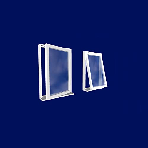 Lifetime Air Fensterabdichtung 320cm Für Mobile Klimageräte und Abluft-Wäschetrockner, Window Kit Universal passend für alle Schlauchgrößen, Wasserdicht, Winddicht