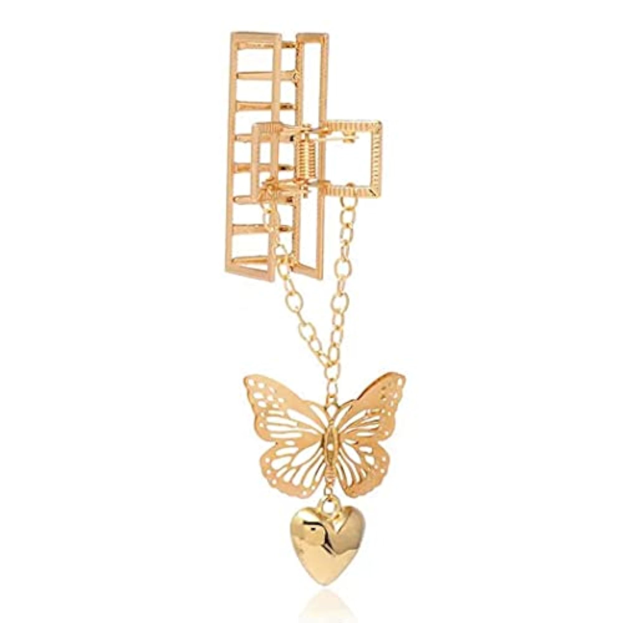 8pcs Elegant Decorative Jaw Clips Set for Women, Party Ready