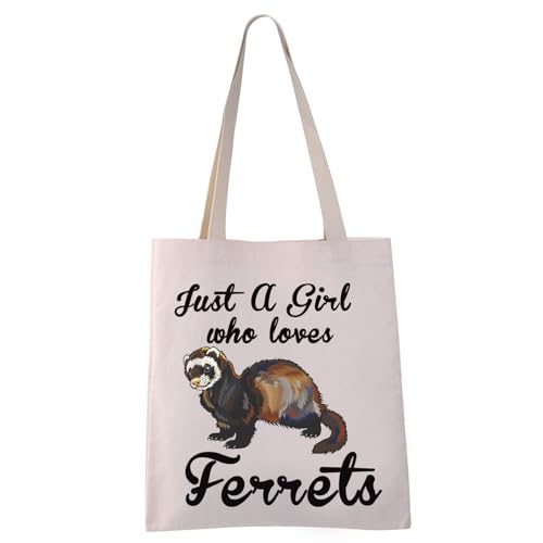 VAMSII Ferret Lover Tote Bag