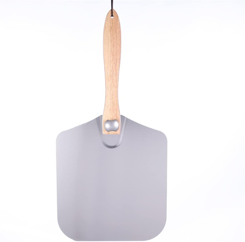 Aluminum Pizza Peel with Wood Handle Detachable Pizza Shovel Paddle Outdoor Baking Pastry Tools (Size : Style 1)