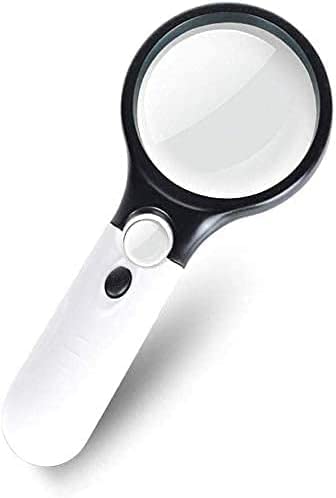 Loupe à fort grossissement HD avec lampe de lecture pour le salon