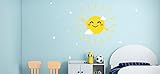 Sunshine Stars and Clouds - Baby Girl/Boy Decoration - Mural Wall Decal Sticker for Home Interior...