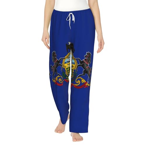 Pantalon de pyjama de Noël femme flanelle Pennsylvanie chaud et confortable