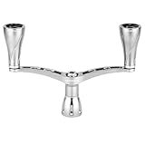 ゴメクサス CY98 リールハンドル ダイワ (Daiwa) スピニングリール対応 リール 月下美人 交換 98mmダブルハンドル ノブ付き イカ アジング エギング ライトゲーム 左右兼用