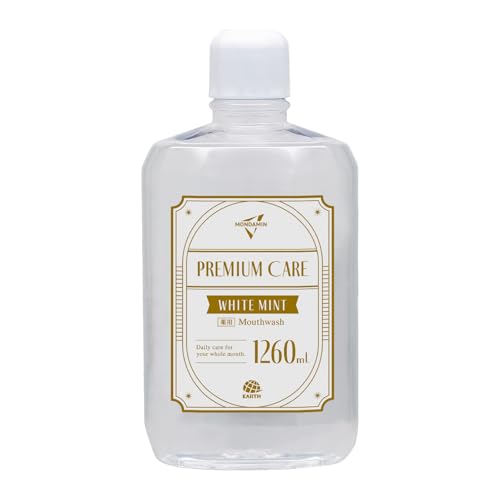 モンダミン プレミアムケア ホワイトミント マウスウォッシュ ノンアルコール WEB限定 1260mL 低刺激 口臭 ネバつき 予防 口臭ケア 医薬部外品