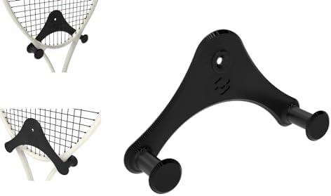Kit 3 Suporte De Parede Para Raquete De Tênis E Beach Tênis