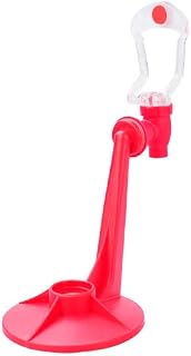Party Fridge Fizz Saver Soda Dispenser Coke Drinking Device Soft Drink Dispenser - Red