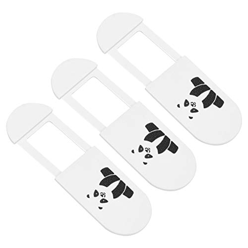 UKCOCO 3Pcs Tampa Deslizante da Webcam Bonito CÃ¢mera Panda Tampa de Privacidade Bloqueador de Slide